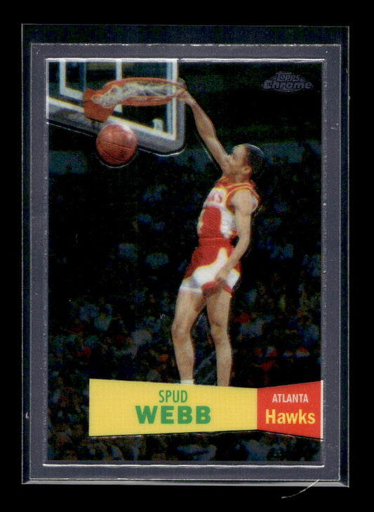 2007-08 Topps Chrome 1957-58 Variations #81 Spud Webb (Atlanta Hawks)