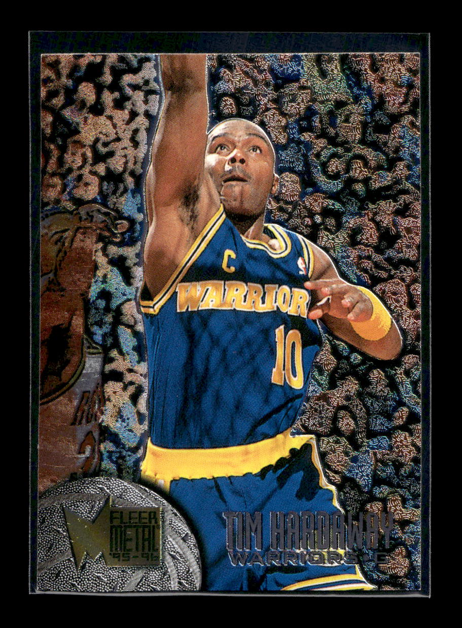 1995-96 Metal #32 Tim Hardaway (Golden State Warriors)