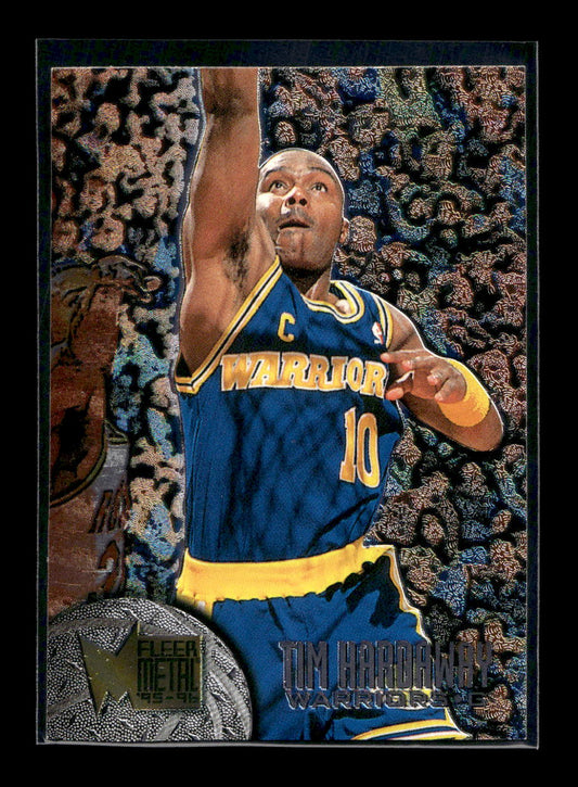 1995-96 Metal #32 Tim Hardaway (Golden State Warriors)