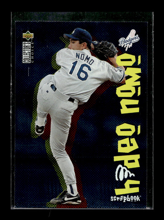 1996 Collector's Choice Nomo Scrapbook #3 Hideo Nomo (Los Angeles Dodgers)