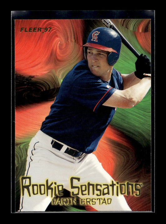 1997 Fleer Rookie Sensations #5 Darin Erstad (Anaheim Angels)