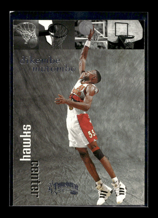 1998-99 SkyBox Thunder #95 Dikembe Mutombo (Atlanta Hawks)