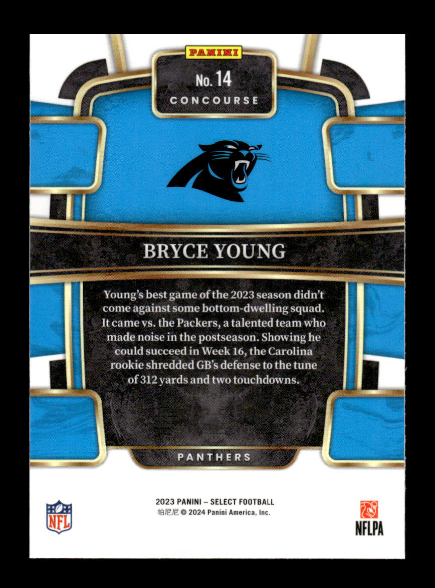 2023 Select #14 Bryce Young Rookie (Carolina Panthers)