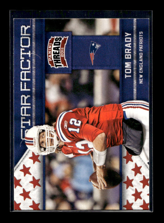 2011 Panini Threads Star Factor #25 Tom Brady (New England Patriots)