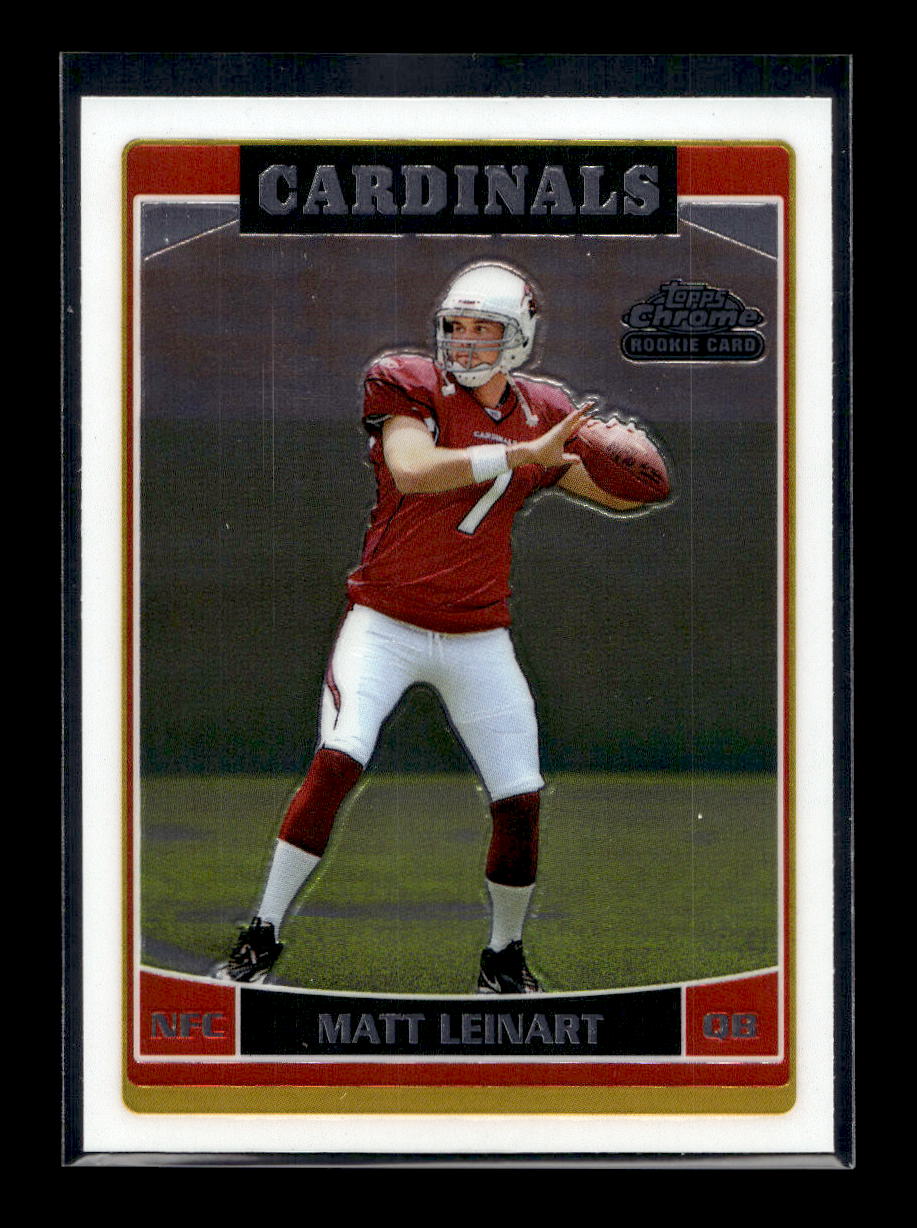 2006 Topps Chrome #224 Matt Leinart Rookie (Arizona Cardinals)