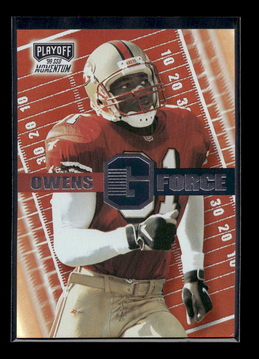 1999 Playoff Momentum SSD Gridiron Force #GF15 Terrell Owens (San Francisco 49ers)