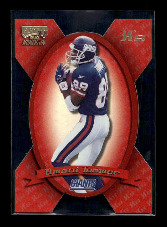 1999 Playoff Momentum SSD X's #67 Amani Toomer #'d /300 (New York Giants)
