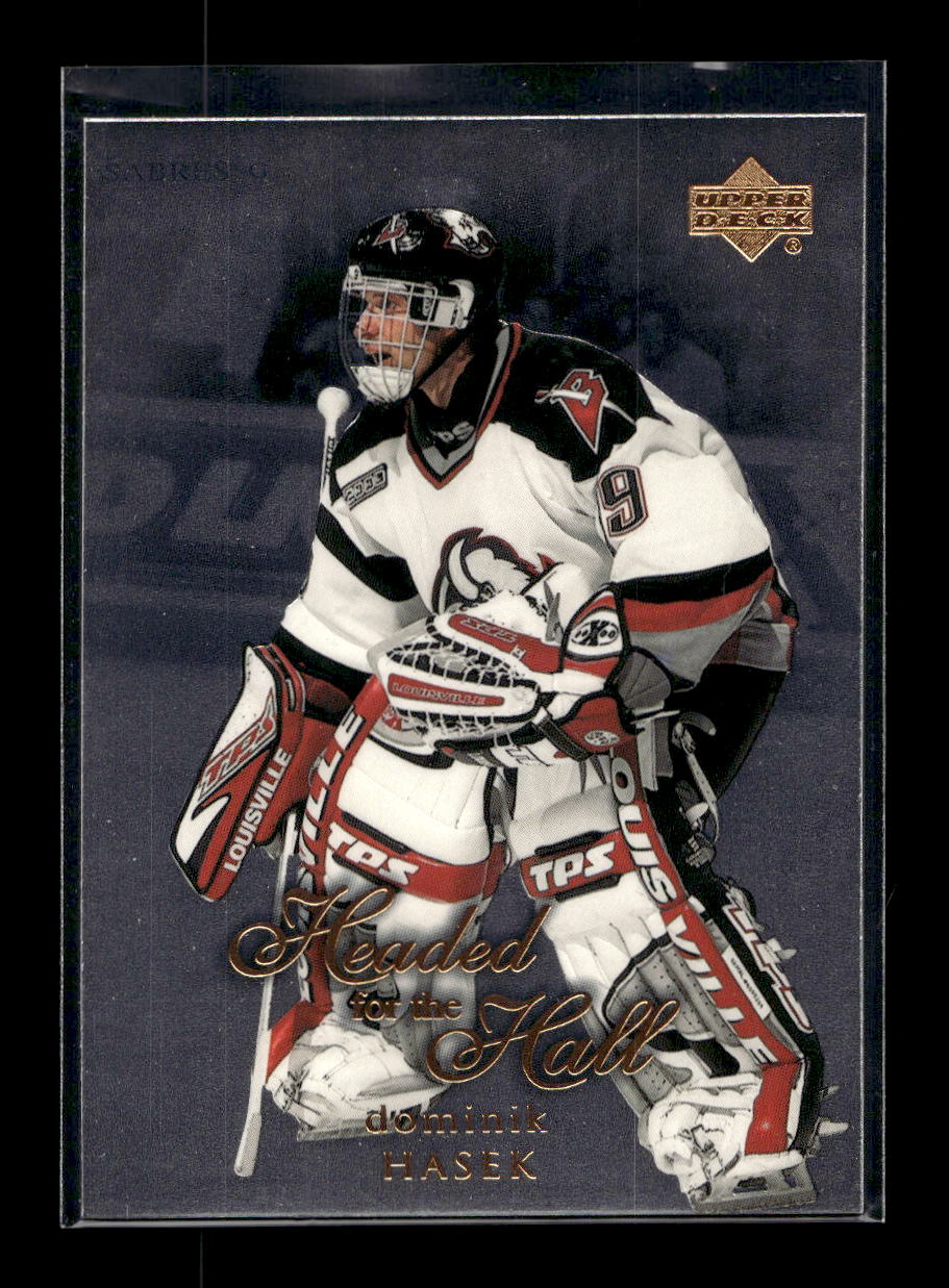 1999-00 Upper Deck Headed for the Hall #HOF2 Dominik Hasek (Buffalo Sabres)