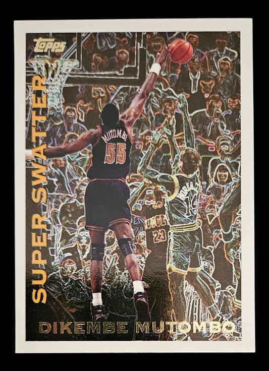 1994-95 Topps Dikembe Mutombo Own the Game Super Swatter Redemption #9 Nuggets
