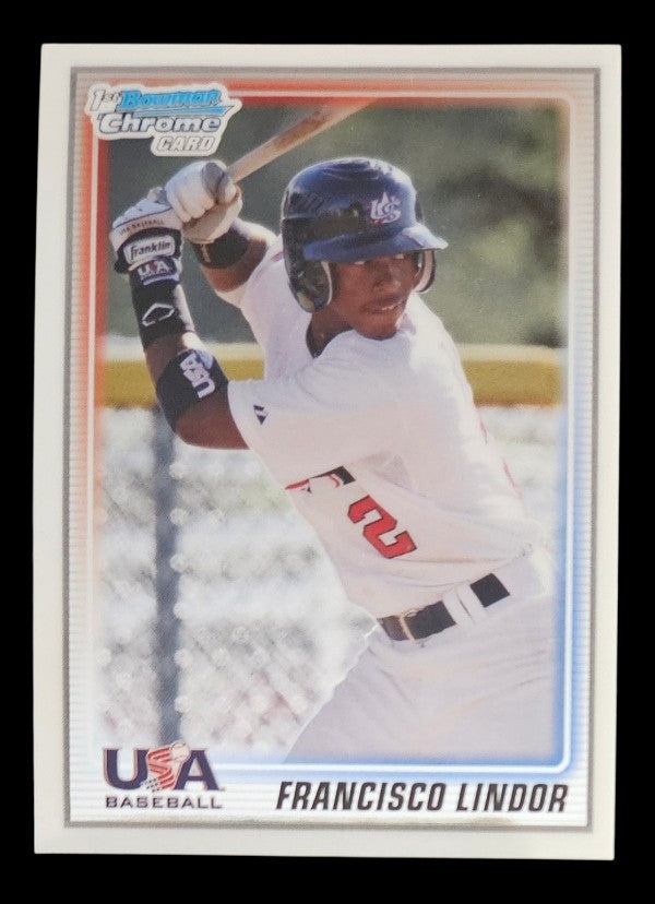 2010 Bowman Chrome USA Stars #USA5 Francisco Lindor (Team USA)