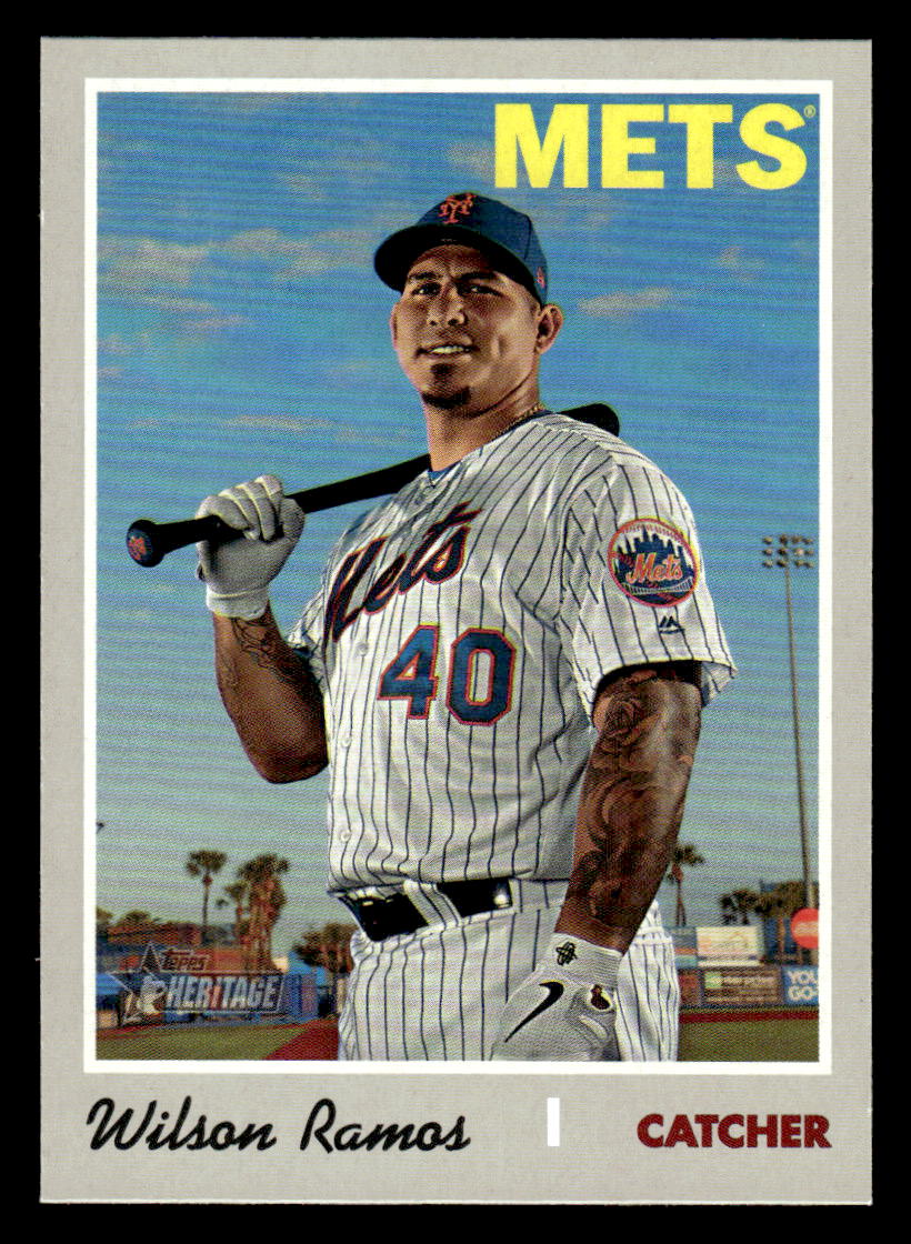 2019 Topps Heritage #558 Wilson Ramos