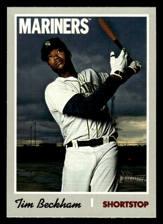 2019 Topps Heritage #554 Tim Beckham